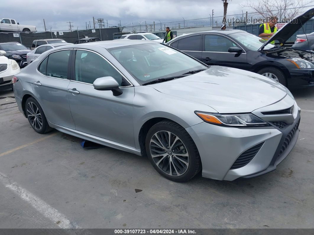 2019 Toyota Camry Se Silver vin: 4T1B11HK8KU712829