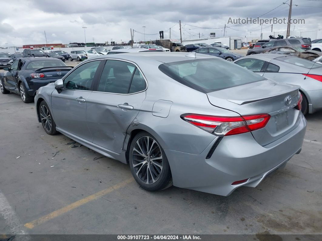 2019 Toyota Camry Se Silver vin: 4T1B11HK8KU712829