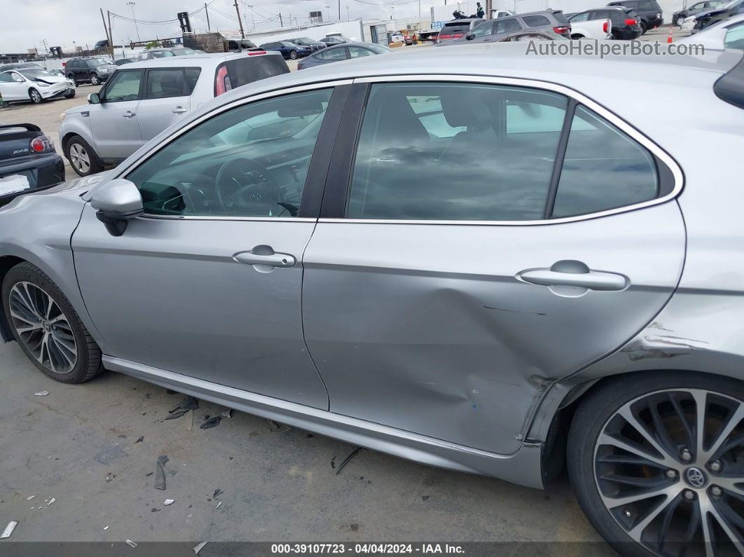 2019 Toyota Camry Se Silver vin: 4T1B11HK8KU712829