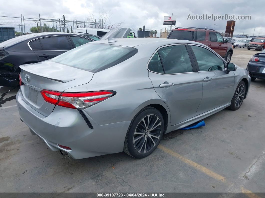 2019 Toyota Camry Se Silver vin: 4T1B11HK8KU712829