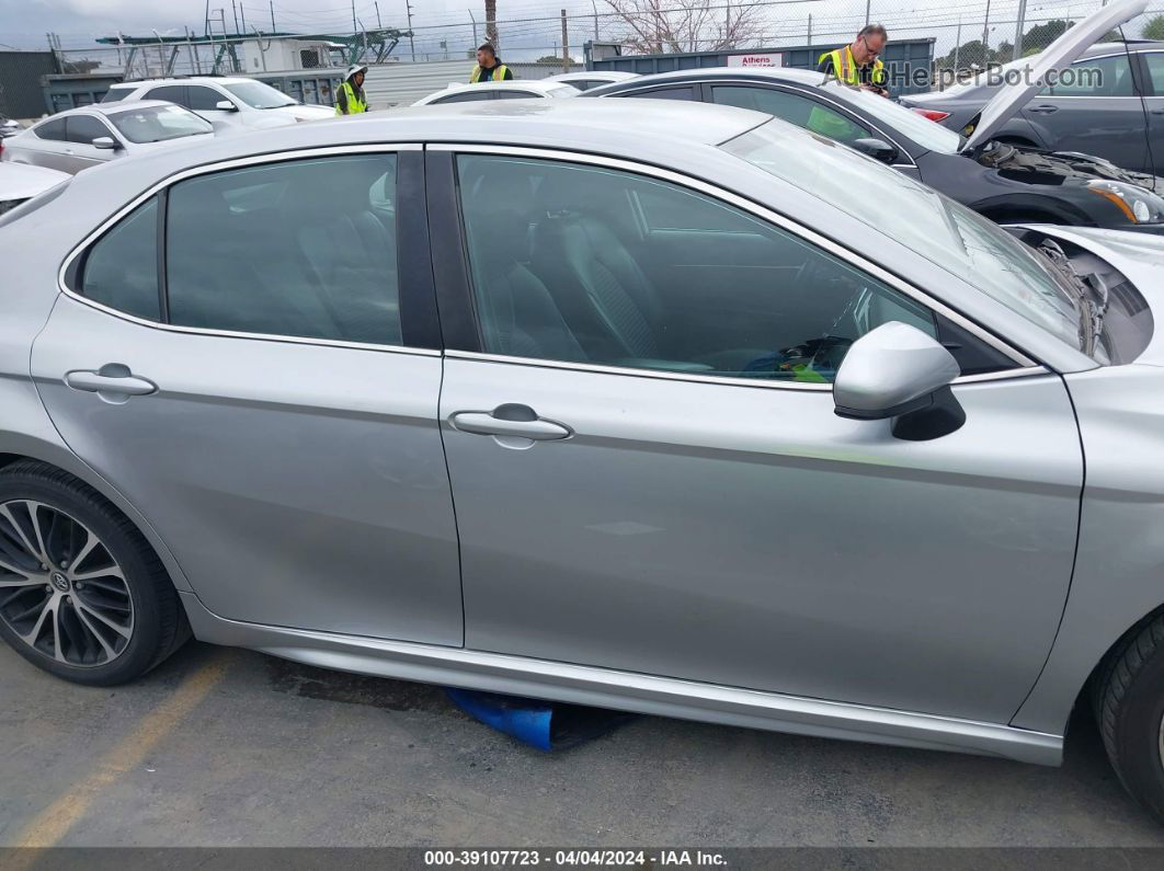 2019 Toyota Camry Se Silver vin: 4T1B11HK8KU712829