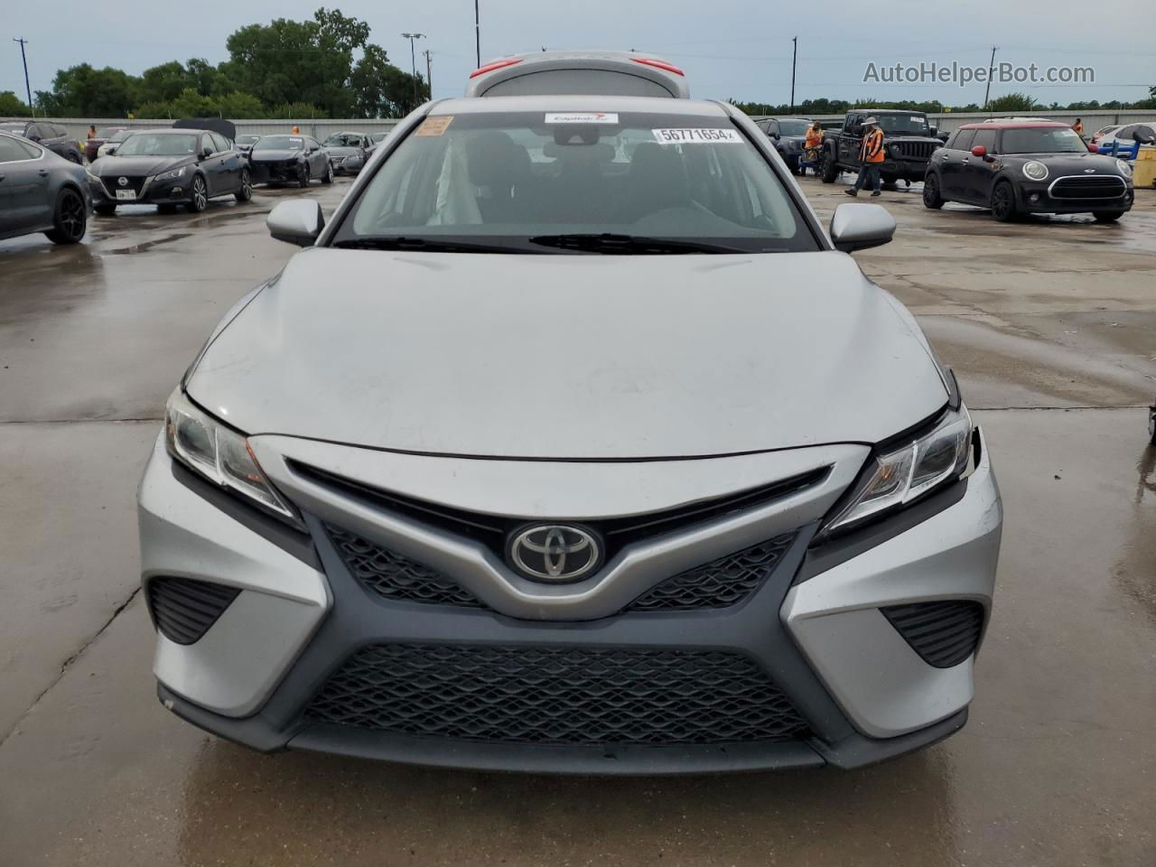 2019 Toyota Camry L Silver vin: 4T1B11HK8KU724916