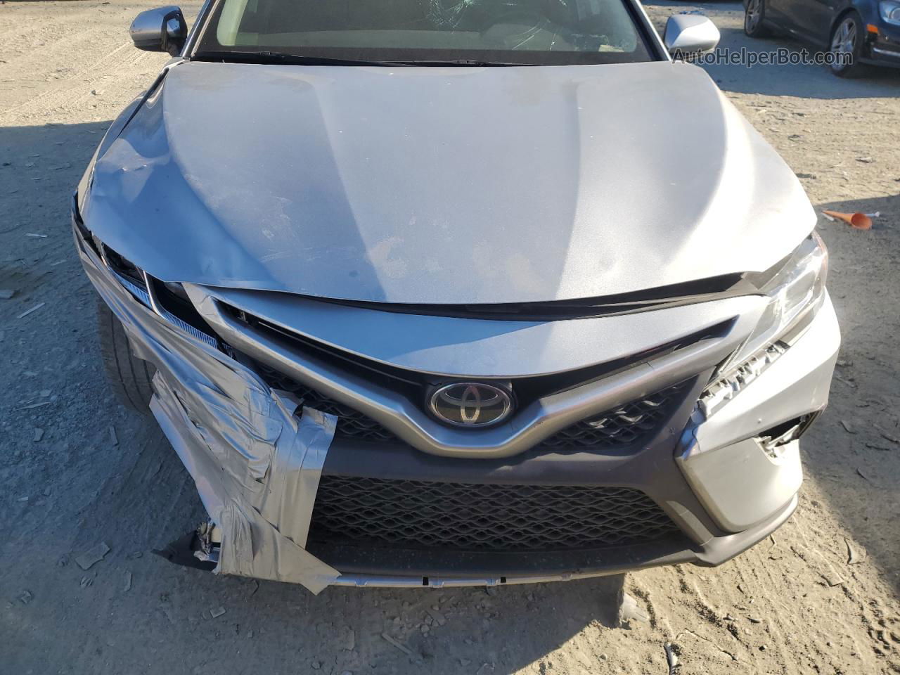 2019 Toyota Camry L Gray vin: 4T1B11HK8KU728741