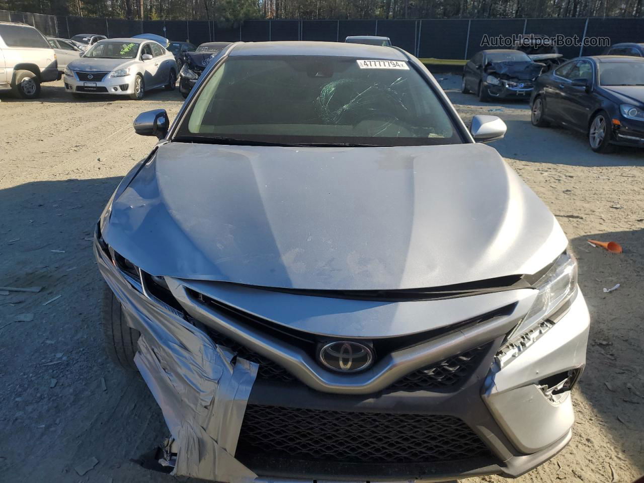 2019 Toyota Camry L Gray vin: 4T1B11HK8KU728741