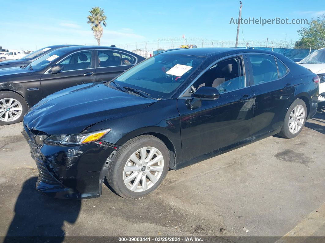 2019 Toyota Camry Le Black vin: 4T1B11HK8KU738900