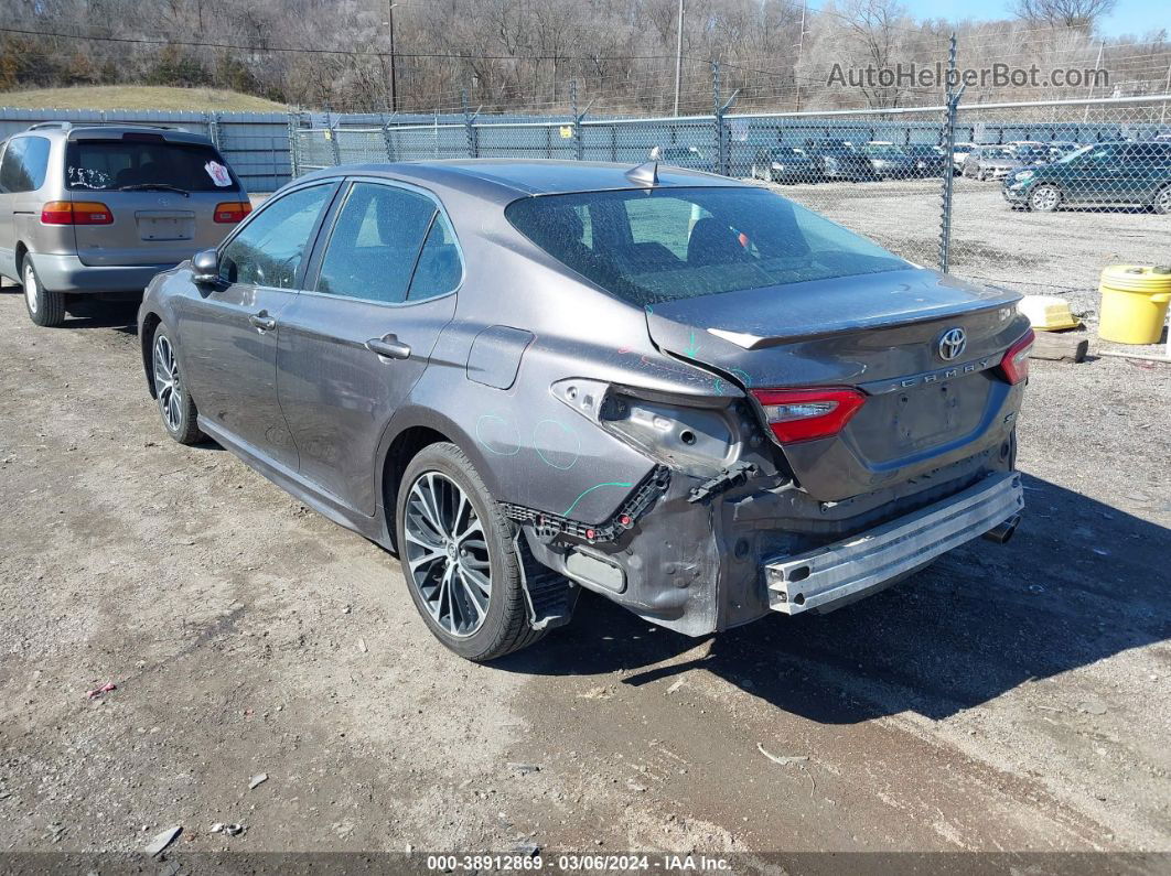 2019 Toyota Camry Se Brown vin: 4T1B11HK8KU753526