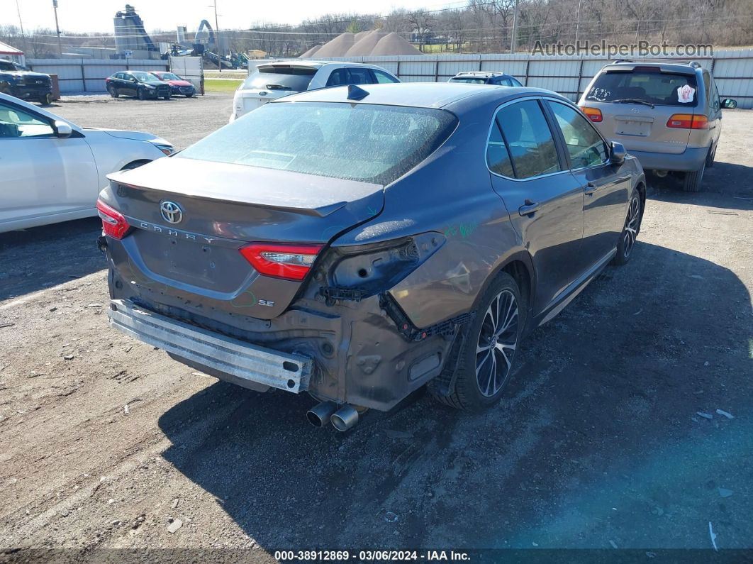 2019 Toyota Camry Se Brown vin: 4T1B11HK8KU753526