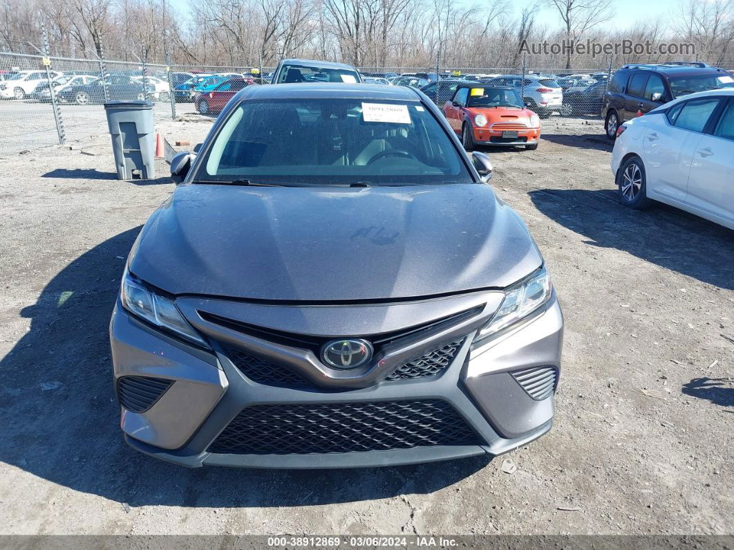 2019 Toyota Camry Se Brown vin: 4T1B11HK8KU753526