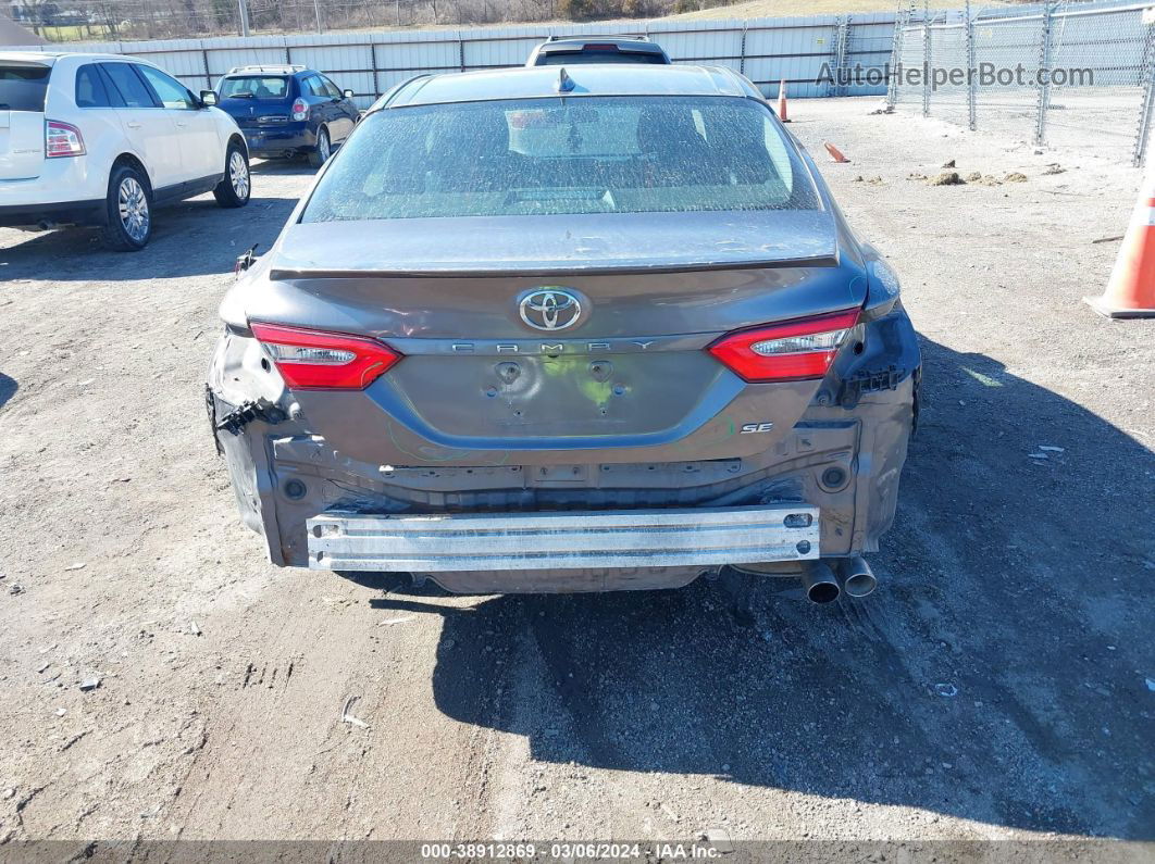 2019 Toyota Camry Se Brown vin: 4T1B11HK8KU753526