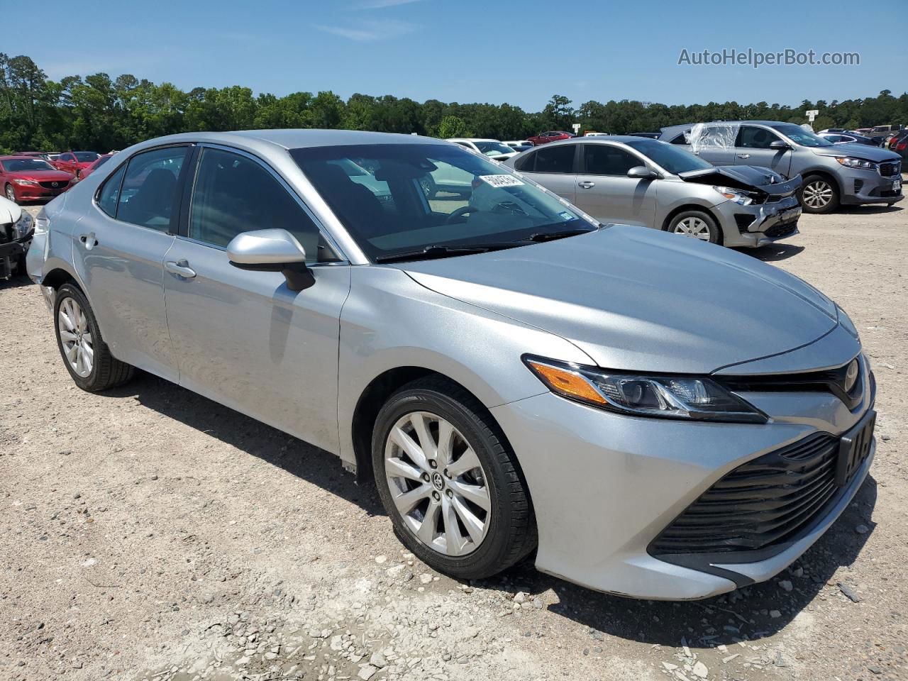 2019 Toyota Camry L Серебряный vin: 4T1B11HK8KU769953