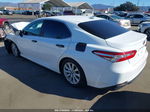 2019 Toyota Camry Le White vin: 4T1B11HK8KU772092