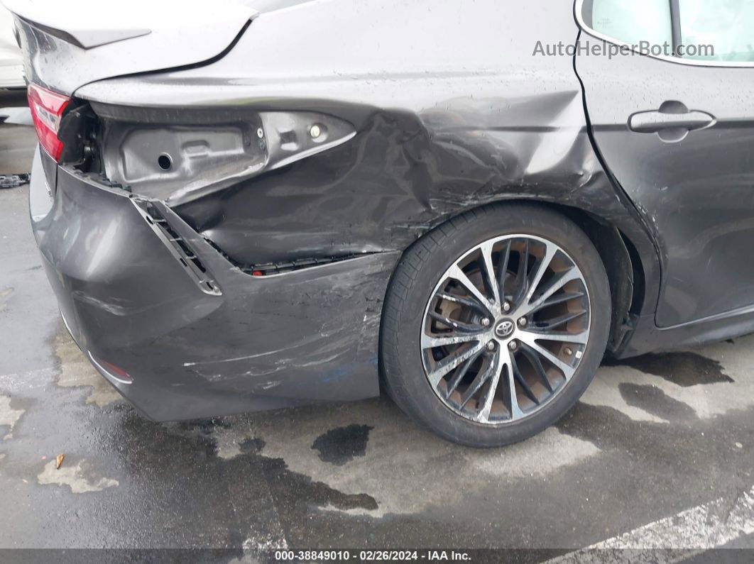 2019 Toyota Camry Se Gray vin: 4T1B11HK8KU779723