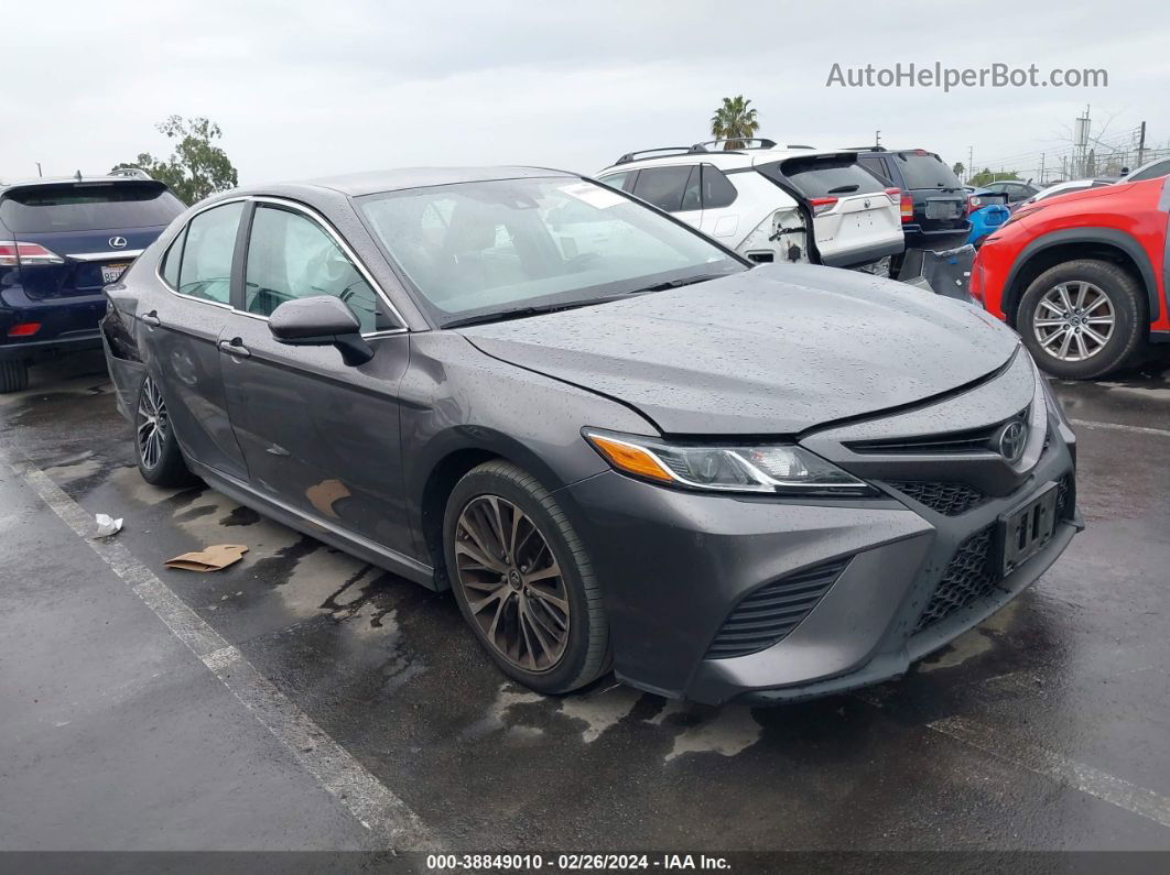 2019 Toyota Camry Se Gray vin: 4T1B11HK8KU779723