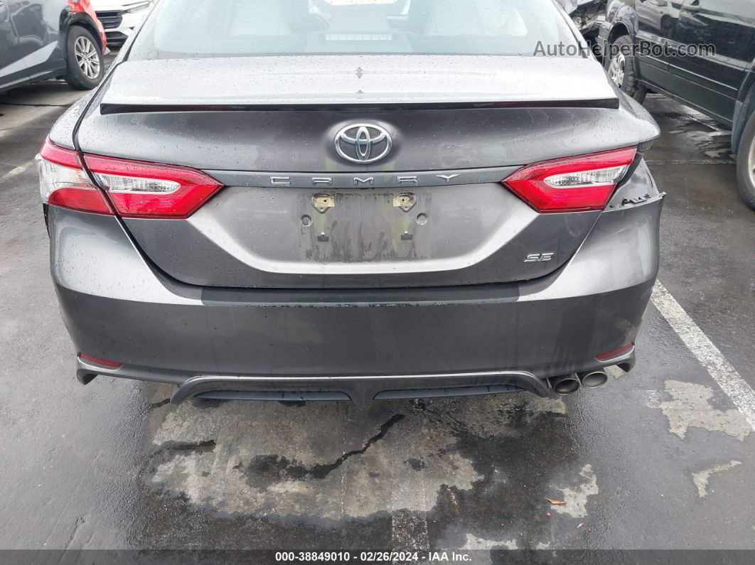 2019 Toyota Camry Se Gray vin: 4T1B11HK8KU779723