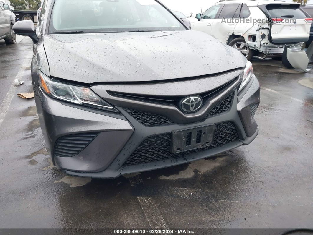 2019 Toyota Camry Se Серый vin: 4T1B11HK8KU779723