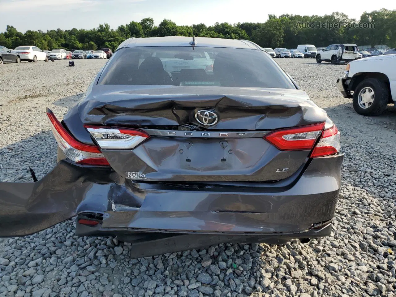 2019 Toyota Camry L Gray vin: 4T1B11HK8KU812350