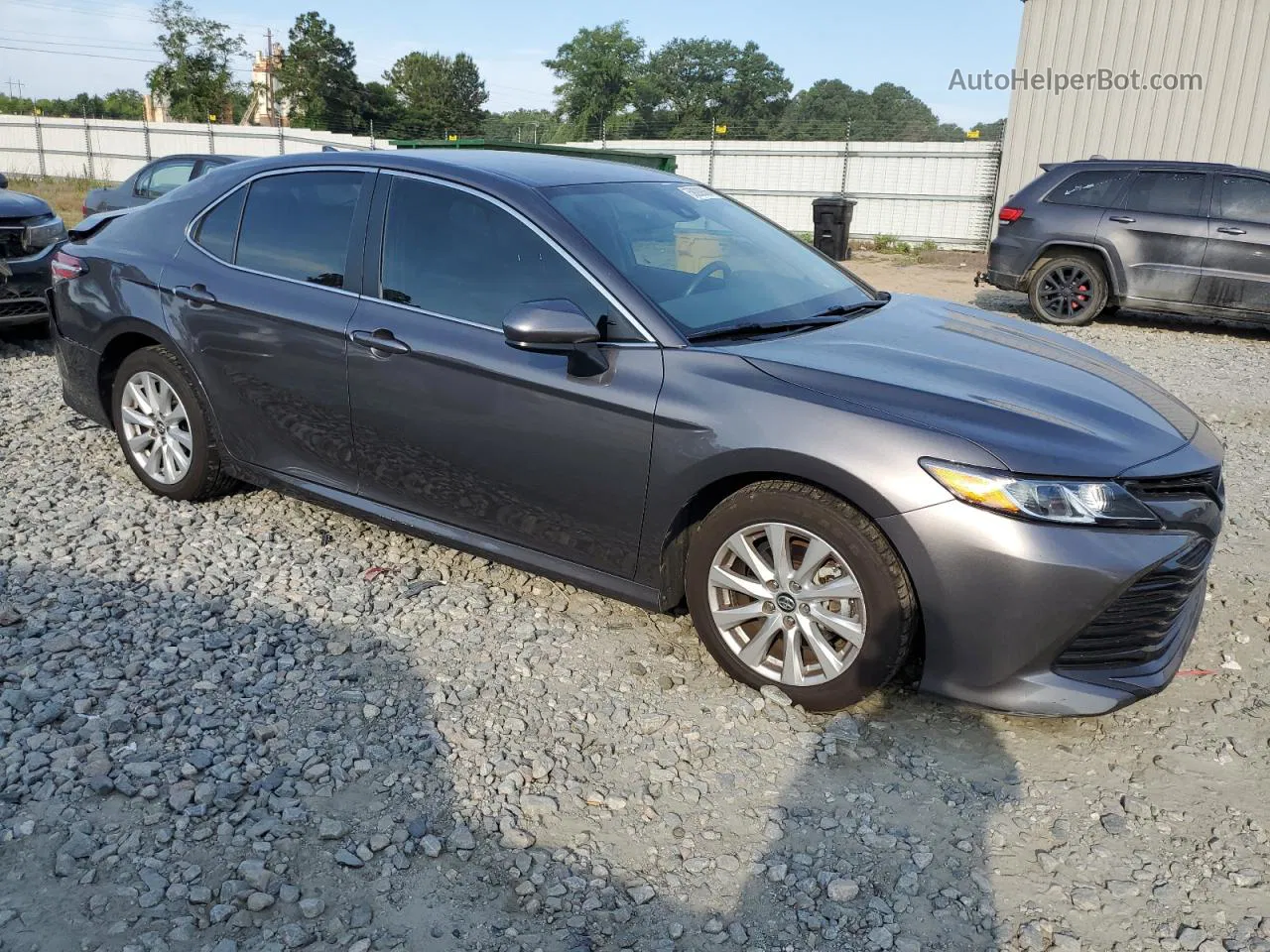 2019 Toyota Camry L Gray vin: 4T1B11HK8KU812350