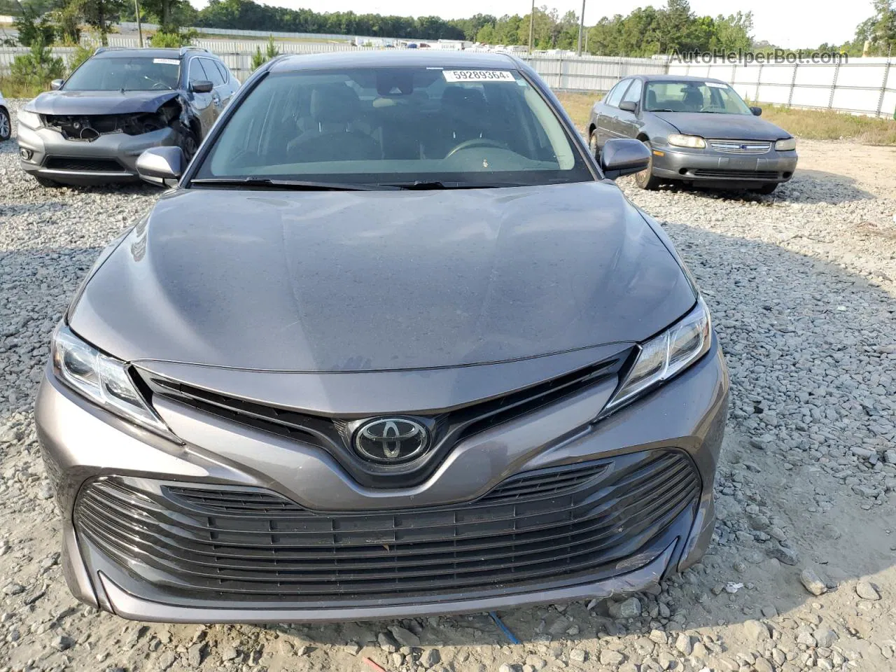 2019 Toyota Camry L Gray vin: 4T1B11HK8KU812350