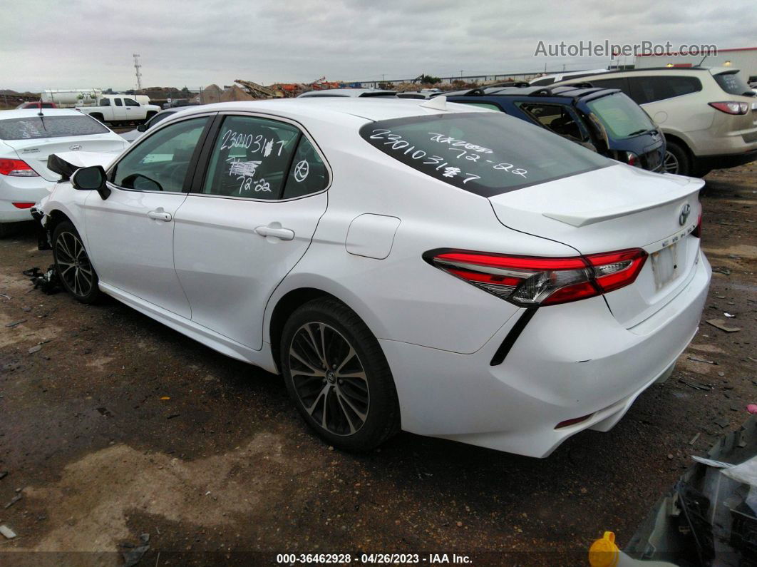 2019 Toyota Camry Le/se/xle/l White vin: 4T1B11HK8KU830041