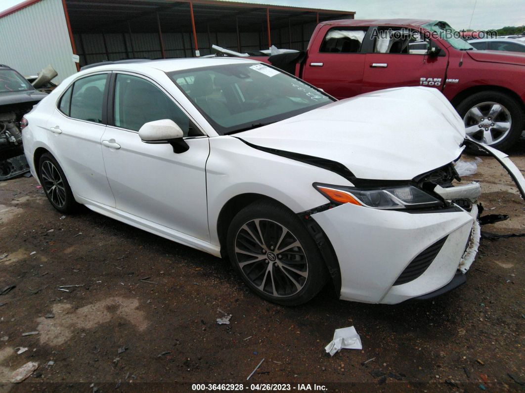 2019 Toyota Camry Le/se/xle/l White vin: 4T1B11HK8KU830041