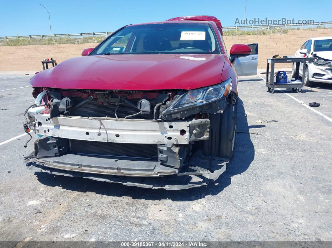 2019 Toyota Camry Le Red vin: 4T1B11HK8KU849818