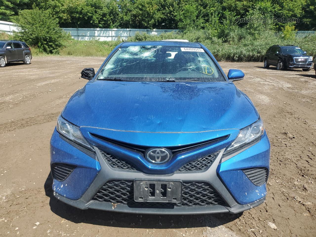 2019 Toyota Camry L Blue vin: 4T1B11HK9KU193273