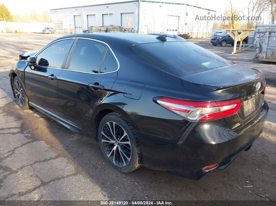 2019 Toyota Camry Se Black vin: 4T1B11HK9KU194892