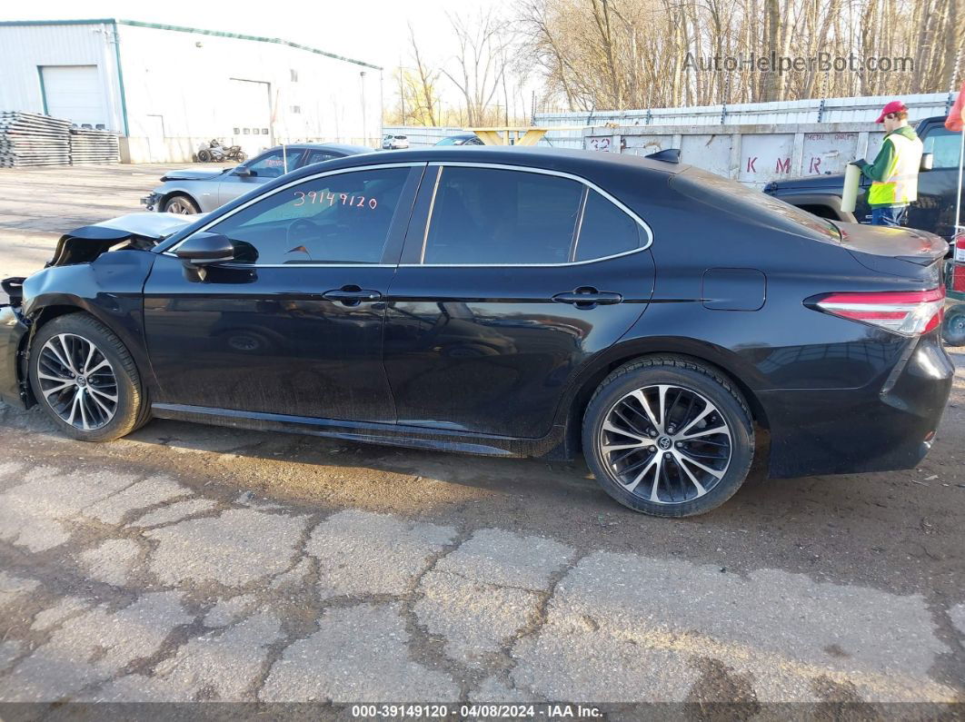 2019 Toyota Camry Se Black vin: 4T1B11HK9KU194892