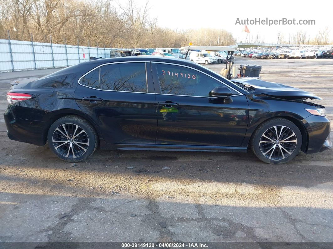 2019 Toyota Camry Se Black vin: 4T1B11HK9KU194892