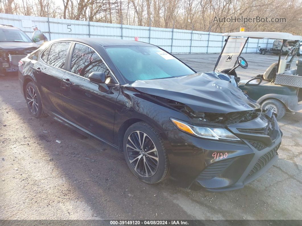 2019 Toyota Camry Se Black vin: 4T1B11HK9KU194892