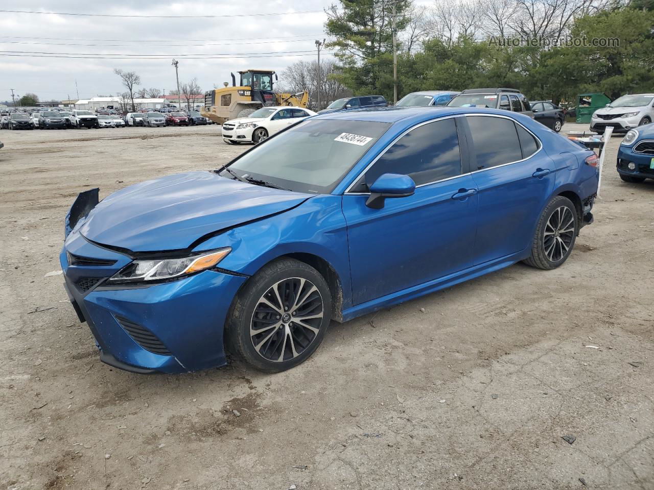 2019 Toyota Camry L Blue vin: 4T1B11HK9KU206264