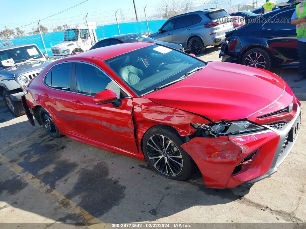 2019 Toyota Camry Se Red vin: 4T1B11HK9KU210931