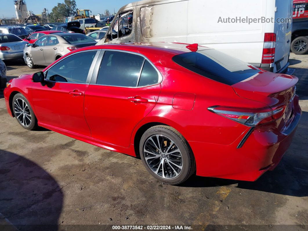 2019 Toyota Camry Se Red vin: 4T1B11HK9KU210931