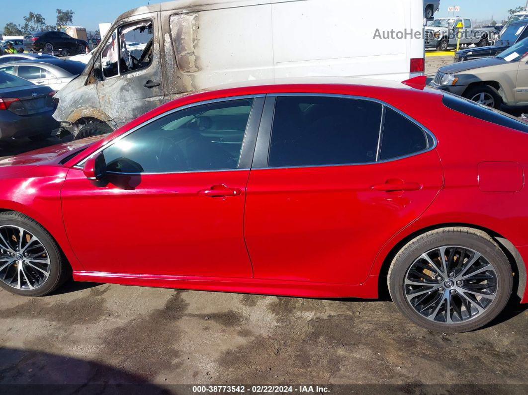 2019 Toyota Camry Se Red vin: 4T1B11HK9KU210931