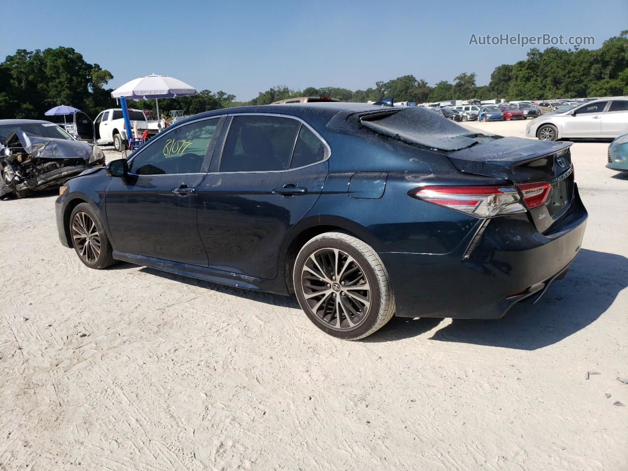 2019 Toyota Camry L Blue vin: 4T1B11HK9KU270627