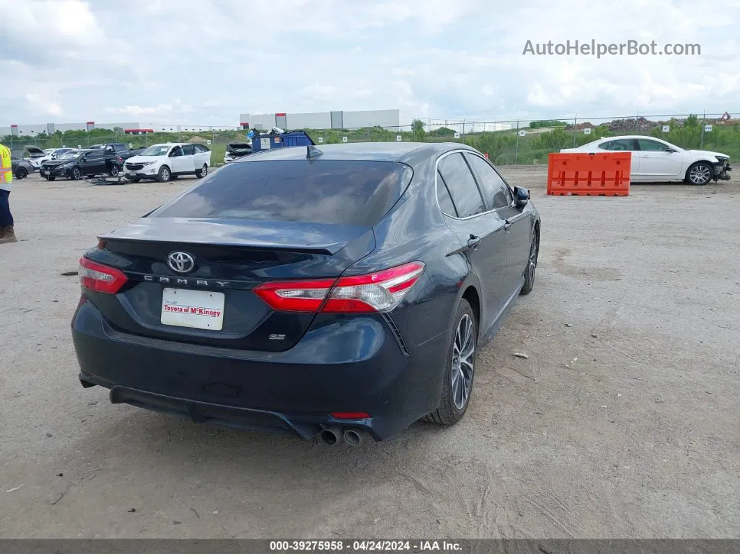 2019 Toyota Camry Se Dark Blue vin: 4T1B11HK9KU274855