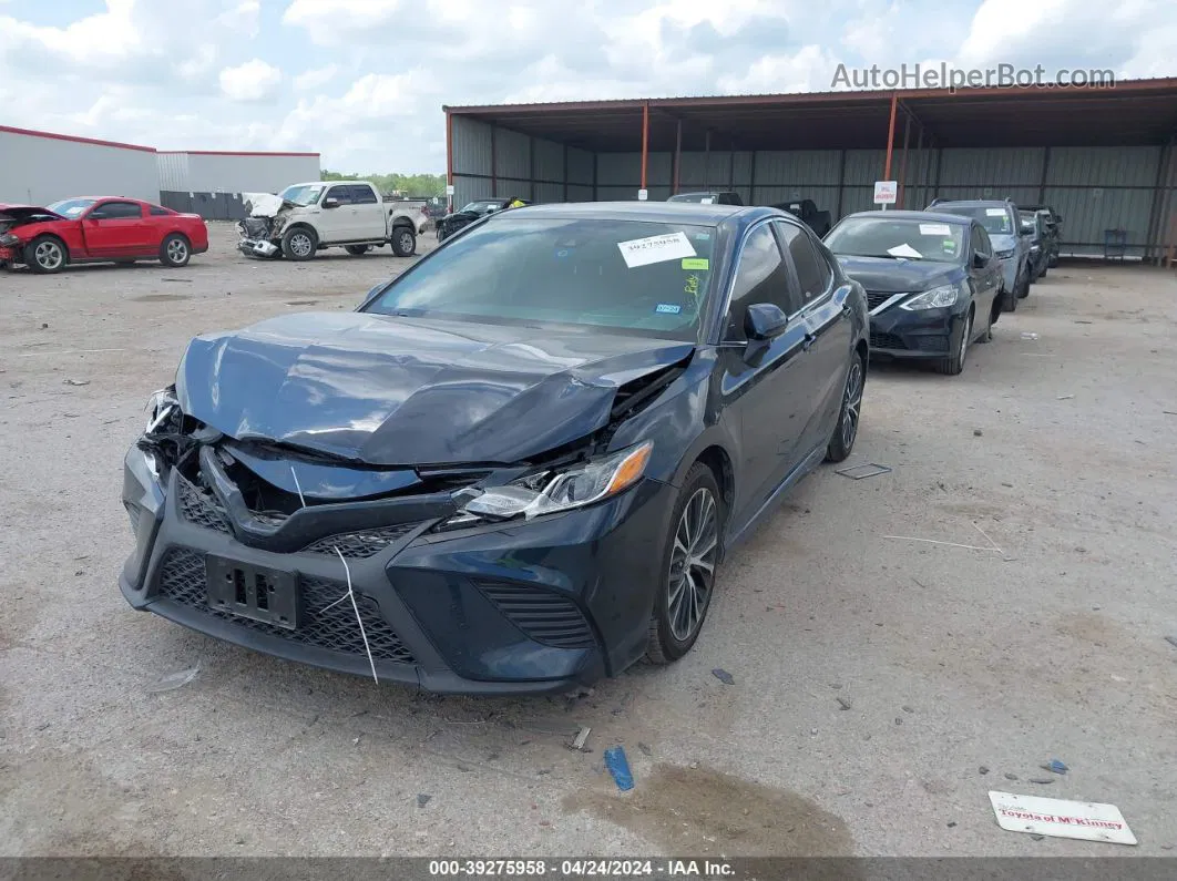 2019 Toyota Camry Se Dark Blue vin: 4T1B11HK9KU274855