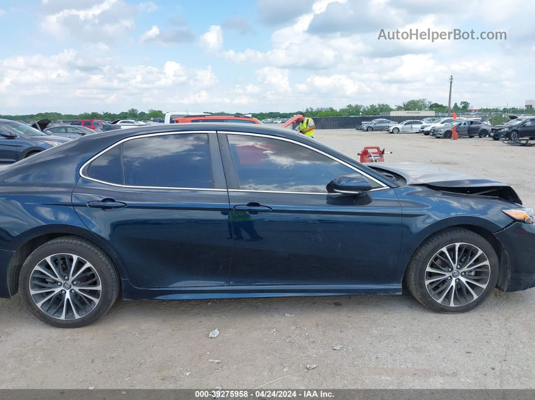 2019 Toyota Camry Se Dark Blue vin: 4T1B11HK9KU274855