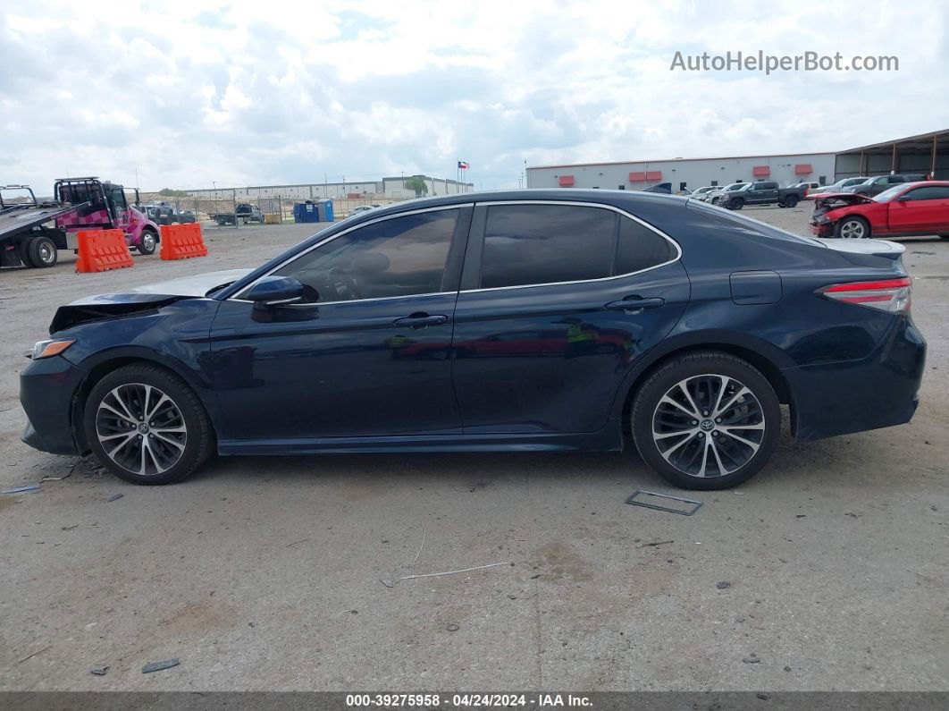 2019 Toyota Camry Se Dark Blue vin: 4T1B11HK9KU274855