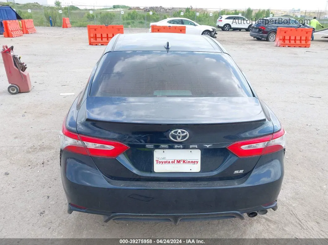 2019 Toyota Camry Se Dark Blue vin: 4T1B11HK9KU274855