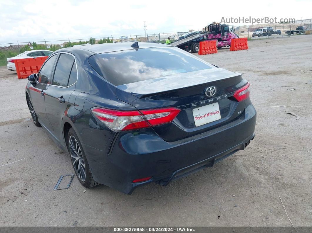 2019 Toyota Camry Se Dark Blue vin: 4T1B11HK9KU274855