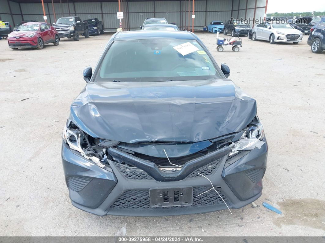 2019 Toyota Camry Se Dark Blue vin: 4T1B11HK9KU274855