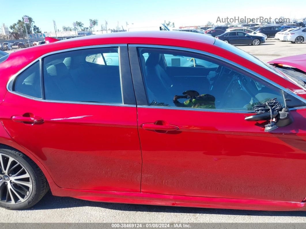 2019 Toyota Camry Se Red vin: 4T1B11HK9KU279733