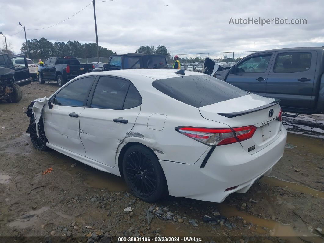 2019 Toyota Camry Se White vin: 4T1B11HK9KU289081