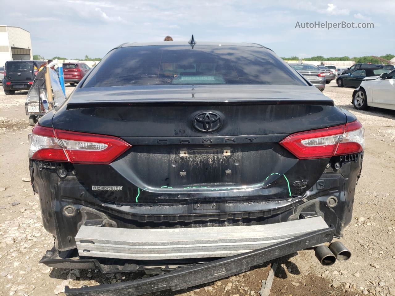 2019 Toyota Camry L Black vin: 4T1B11HK9KU291350