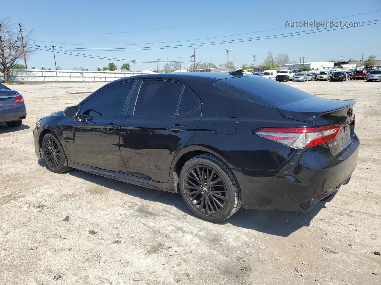 2019 Toyota Camry L Black vin: 4T1B11HK9KU297830