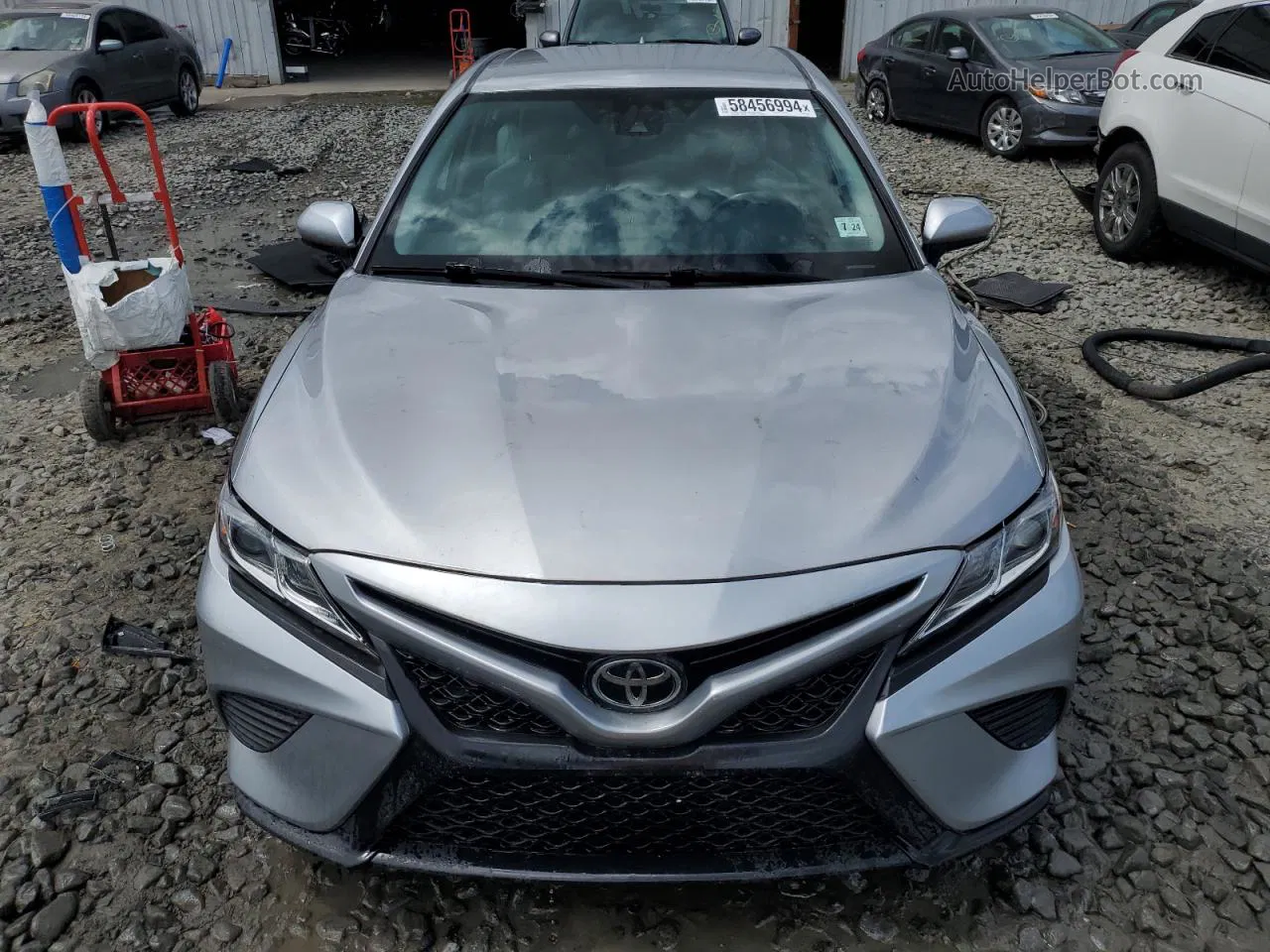 2019 Toyota Camry L Серебряный vin: 4T1B11HK9KU679579