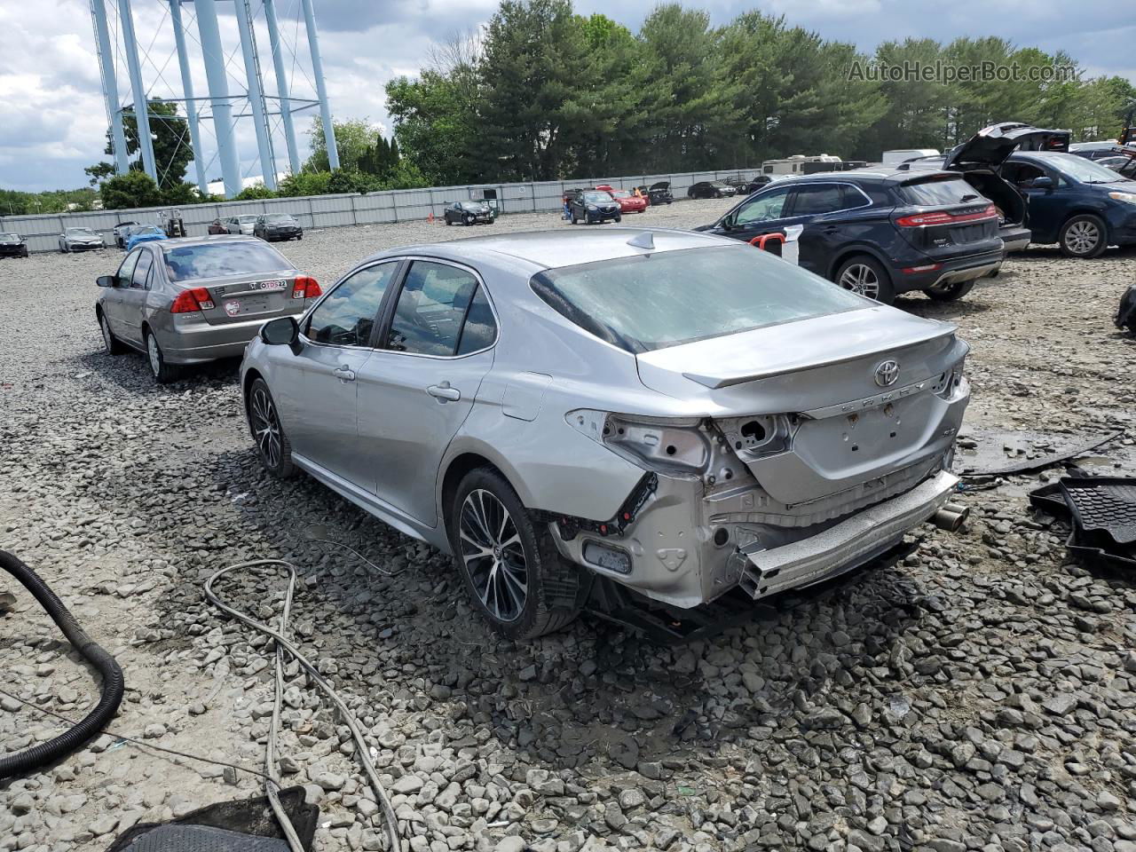 2019 Toyota Camry L Silver vin: 4T1B11HK9KU679579