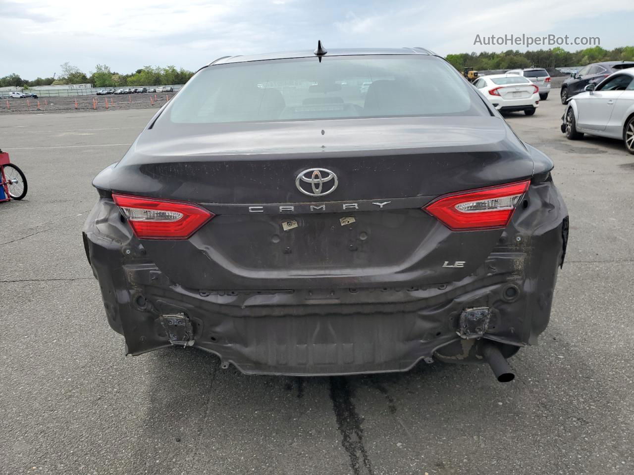 2019 Toyota Camry L Brown vin: 4T1B11HK9KU679677