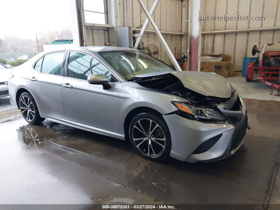 2019 Toyota Camry Se Silver vin: 4T1B11HK9KU688816